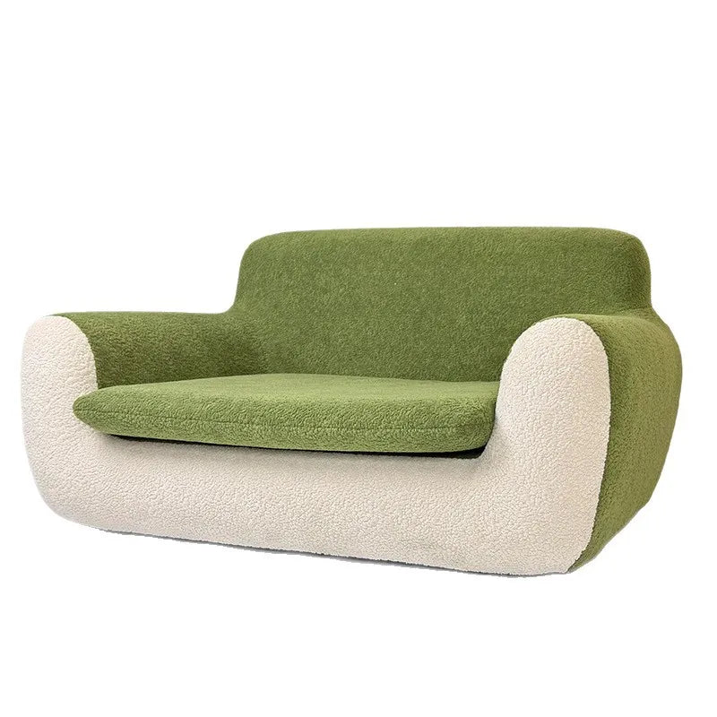 Removable Washable Suede Pet Sofa – Soft Waterproof Pet Bed
